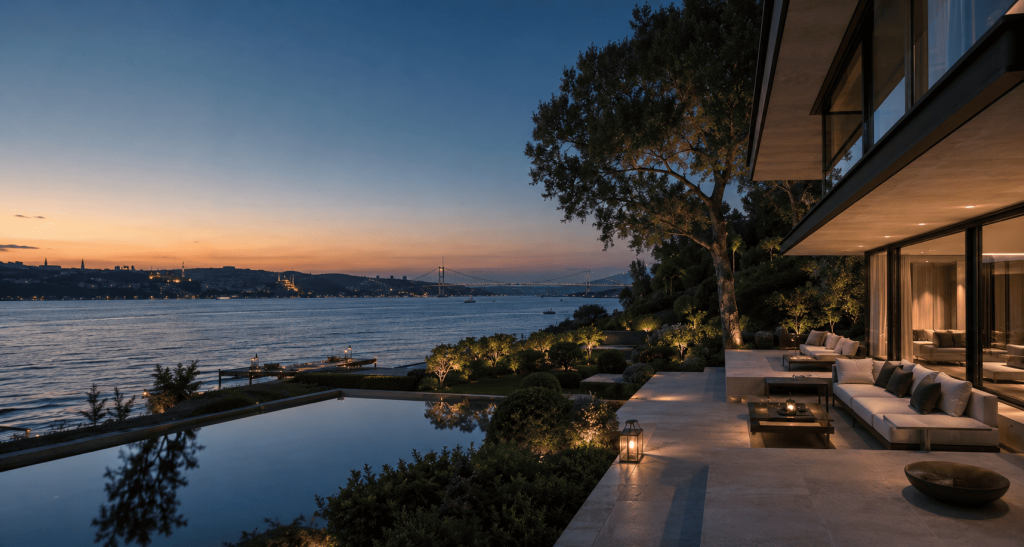 A private relationship with the Bosphorus.
